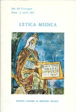 Book Cover: L'etica medica